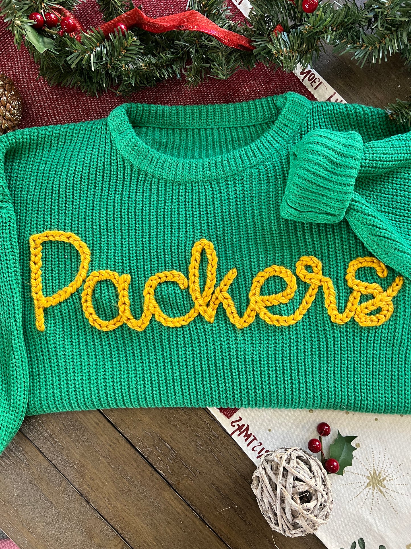 adult embroidered sweater