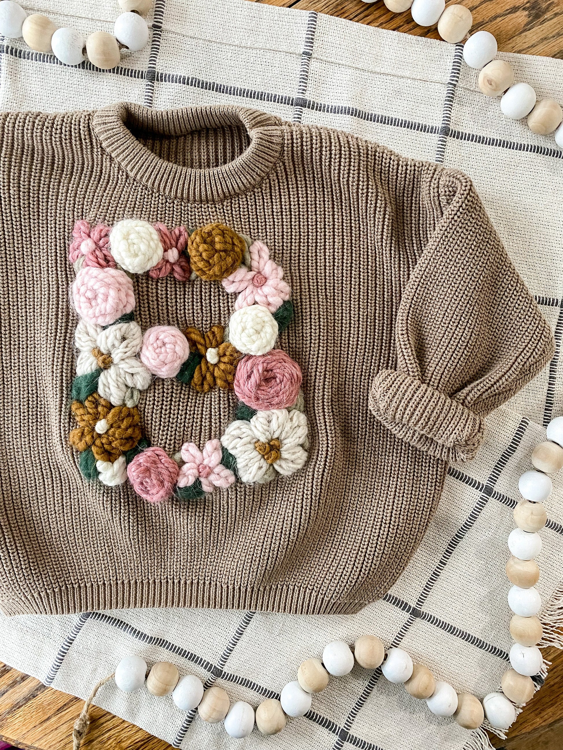 Embroidered Knit Sweater 